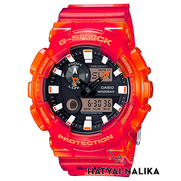 🔥ของแท้🔥 นาฬิกา G-SHOCK หายาก รุ่น GAX-100MSA-4A,GAX-100MSA-4,GAX-100MSA,GAX-100 สีส้ม