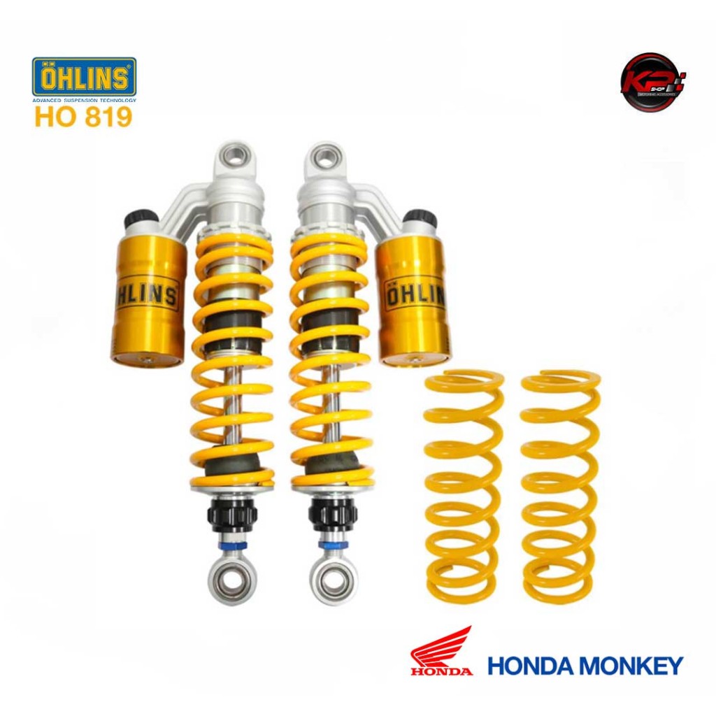 โช๊คอัพหลัง OHLINS HO 819 สำหรับ HONDA MONKEY (OHLINS รับประกัน 2 ปี)