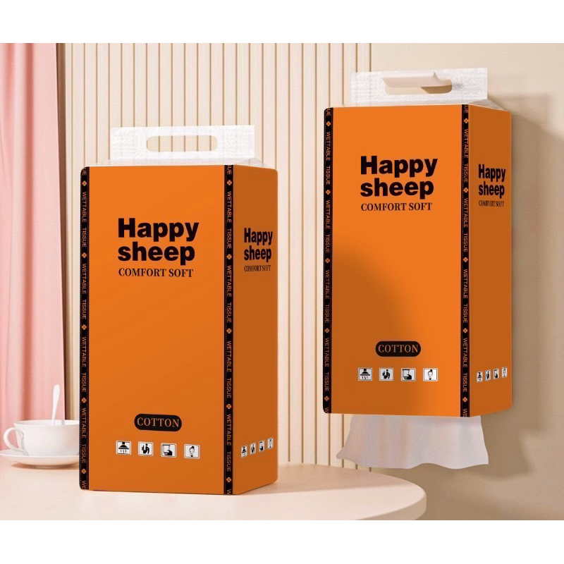 ทิชชู่แบบดึง กระดาษทิชชู่แขวนได้ กระดาษทิชชู่ หนา 4 ชั้น  สินค้าพร้อมส่งในไทย