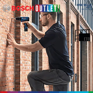 BOSCH GSB 120 LI สว่านไขควงกระแทกไร้สาย แบตเตอรี่ 1 ก้อน เเละดอกสว่านเเละดอกไขควง
