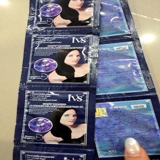 ivsแชมพูสมุนไพรแบบซอง สูตรอันชัญ สีดำ 50ซอง ใช้ง่ายไม่ฉุนไม่แสบหนังหัว
