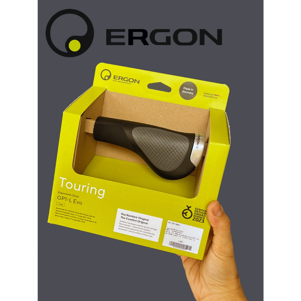 ปลอกแฮนด์จักรยาน Ergon รุ่น GP1-L มีพักมือ