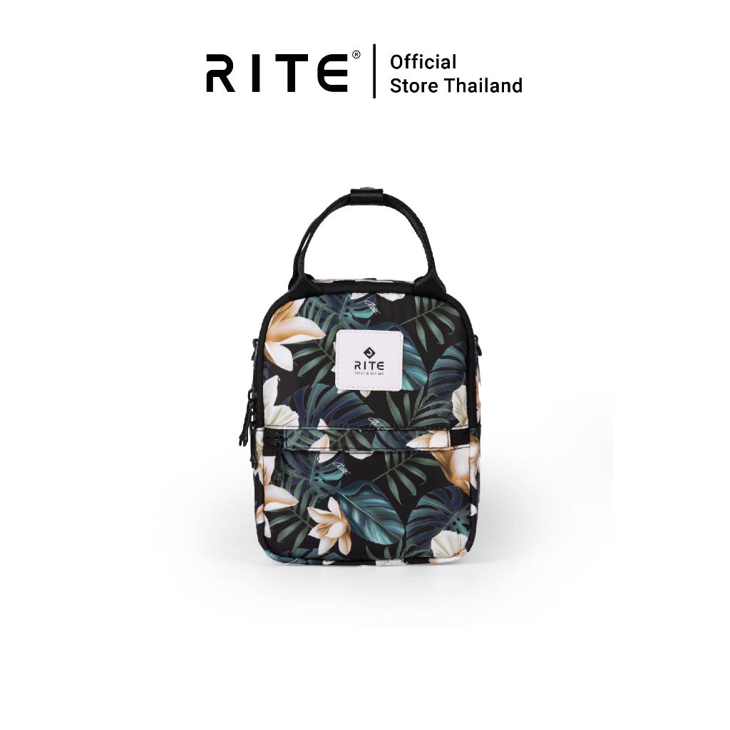 RITE FLOWER SERIES(V3) X Fo Fellow : dual purpose small backpack : Cream Flower เป้/สะพายข้าง F51400