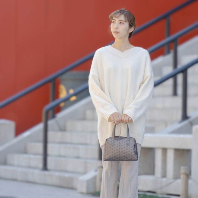 RaviRavi กระเป๋าถือ N274 Mini boston ที่ดีไซน์เรียบง่ายและหรูหรา