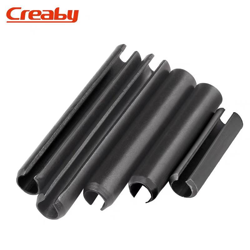 ปิ้นตะกุด ปิ้นกระบอก ปิ้นผ่า สลัก เหล็กชุบดำ (แพ็ค5ตัว) ขนาด M5x20/5x30/6x20/6x30/8x20/8x30/10x20/10