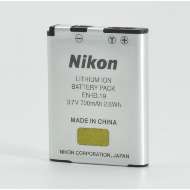 EN-EL19 แบตเตอร์รี่ Nikon Coolpix S32 S33 S100 S2500 S2600 S2700 S2750 S2900 S3100 S3200 S3300 S3400 S3500 S3700 S410