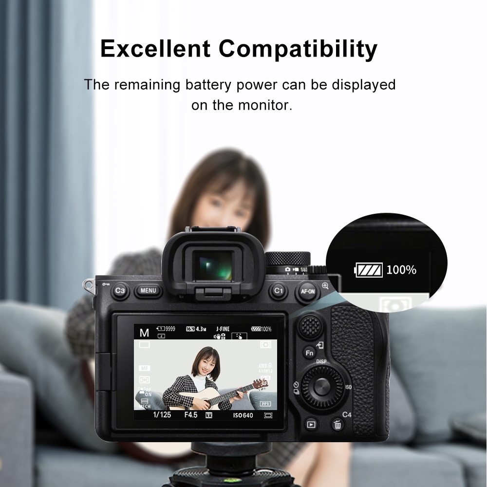 Kingma SONY NP-FZ100 รุ่นชาร์จแบตเตอรี่ได้ในตัวผ่านสาย USB (FZ100) (ประกันศูนย์ 1 ปี)