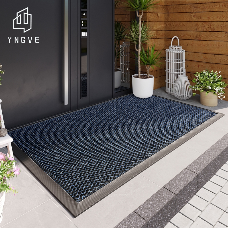 Yngve พรมหน้าบ้าน ขนาด60x90,80x120 กันลื่น พรมเช็ดเท้า ระเหยออกอย่างรวดเร็ว พรมทางเข้าบ้าน# 2 A-A