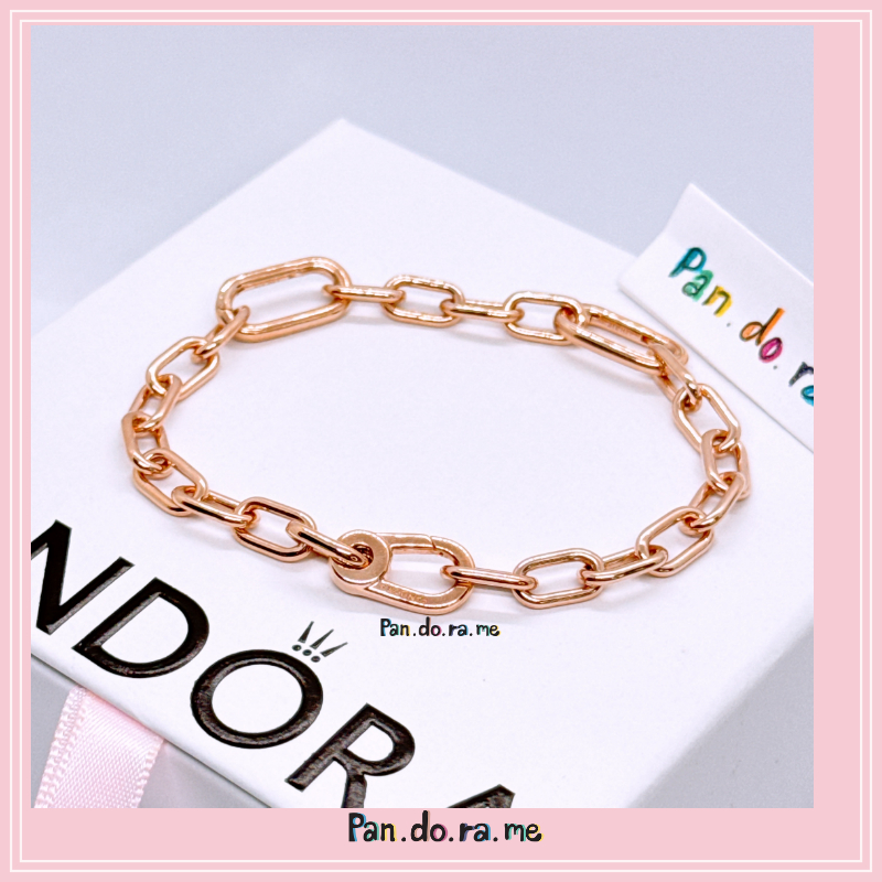 [พร้อมส่ง สินค้าแท้ ] โซ่โรสแพน.โด.ร่ามี pan.do.ra ME Link Chain Bracelet rose gold
