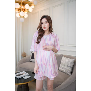 LJ-Pleat999 ชุดพลีทกางเกงคลุมท้องและให้นม