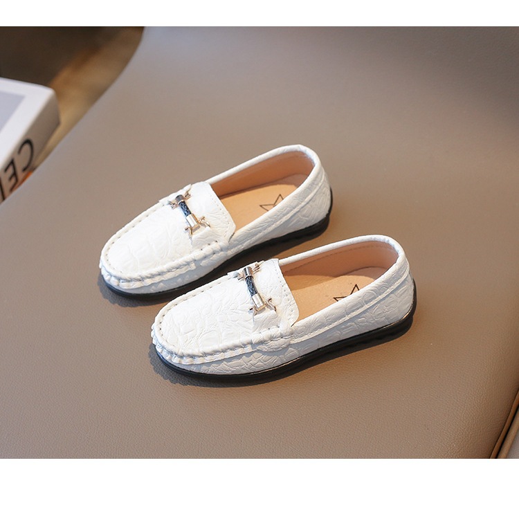 KIDSZONE รองเท้าคัทชูเด็กผู้ชายแบบสวม รึ่นV3323