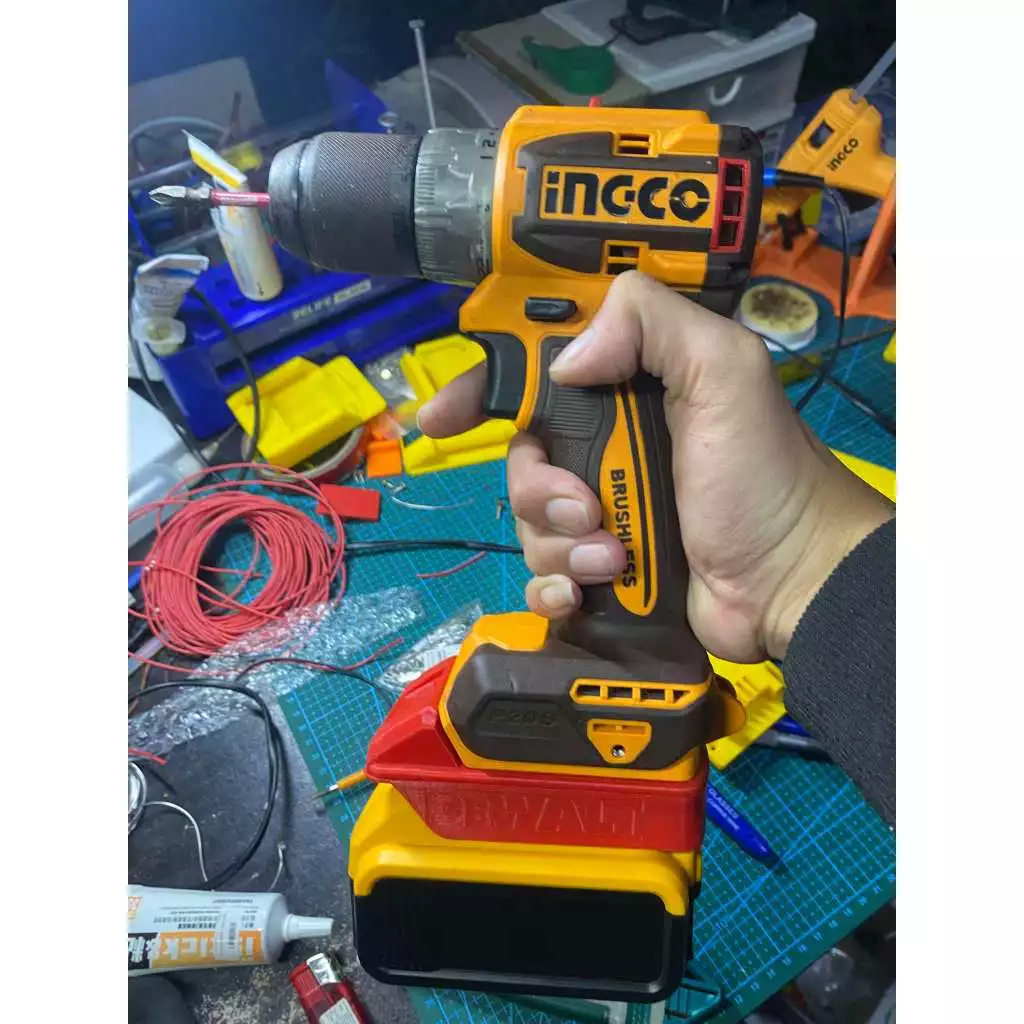 New!! อะแดปเตอร์แปลงแบต DEWALT 20v⚡️ iNGCO/TOTAL 20v P20S ⚡️(โปรดอ่านรายเอียด)
