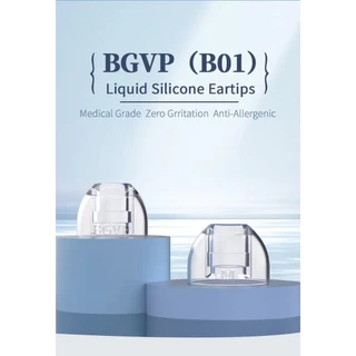 BGVP B01 จุกหูฟังซิลิโคนเหลว เกรดการแพทย์ ป้องกันการแพ้ เพิ่มความชัดเจนของเสียง 1 ชุด 1 คู่