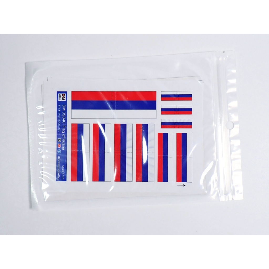 Diorama 1/35 โมเดลธงชาติรัสเซีย DM35040 Flag of Russia