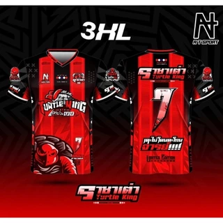 )เสื้อพิมพ์ลาย A T SPORT รุ่น เต่า(มีเบอร์) สีแดง เสื้อบอล ใส่เป็นกลุ่ม ใส่เล่นกีฬา ออกกำลังกาย เสื้อพิมพ์ลายราคาถูก