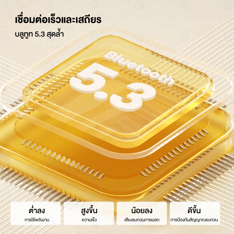 Haylou  Earbuds GT1 2023 หูฟังบูทูธ หูฟังไร้สาย บลูทูธ 5.3 รุ่น  GT1