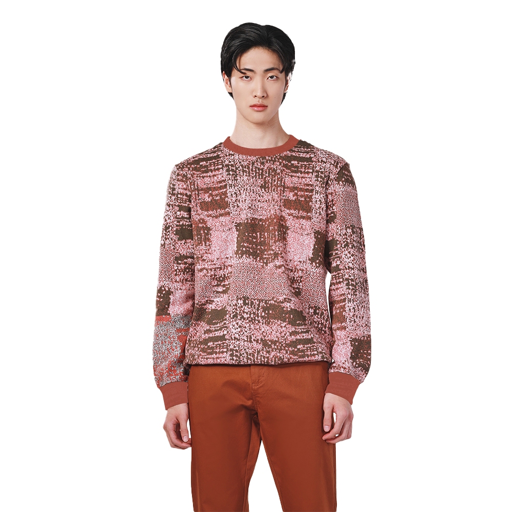 John Henry เสื้อสเวตเตอร์ผู้ชาย ทรงเข้ารูป รุ่น JH F424MSWSM34 - สีส้ม