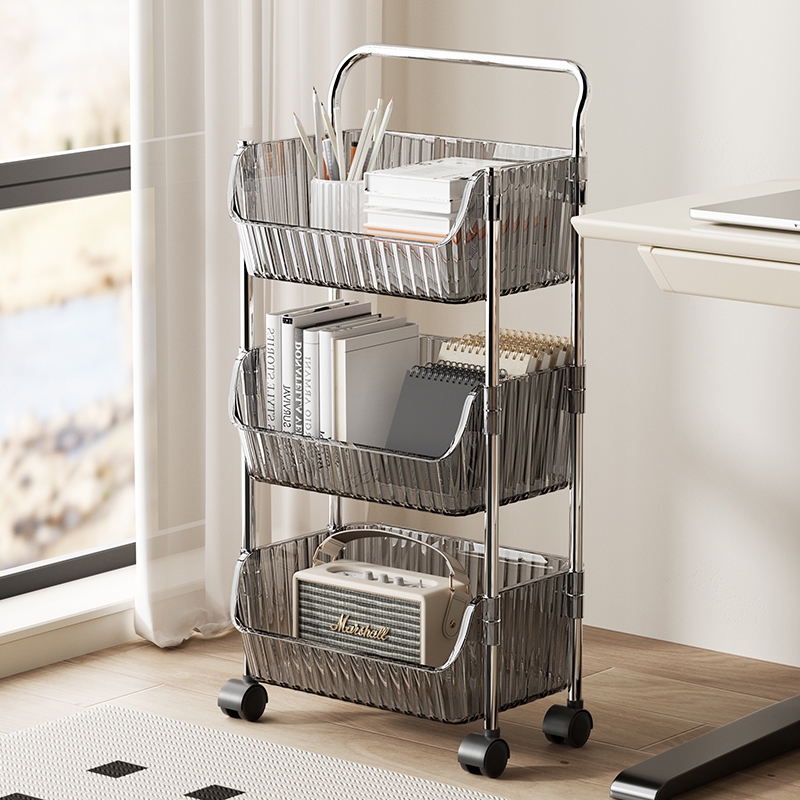 Dear Home ชั้นวางของในห้องครัว ชั้นเก็บผักผลไม้ขนม 2/3/4ชั้น พร้อมล้อเลื่อน - รูปที่ 3