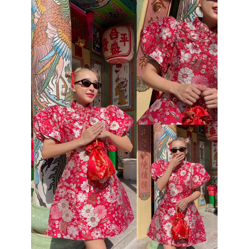 NIHAO DRESS (เดรสตรุษจีน)🧧❤️🪄