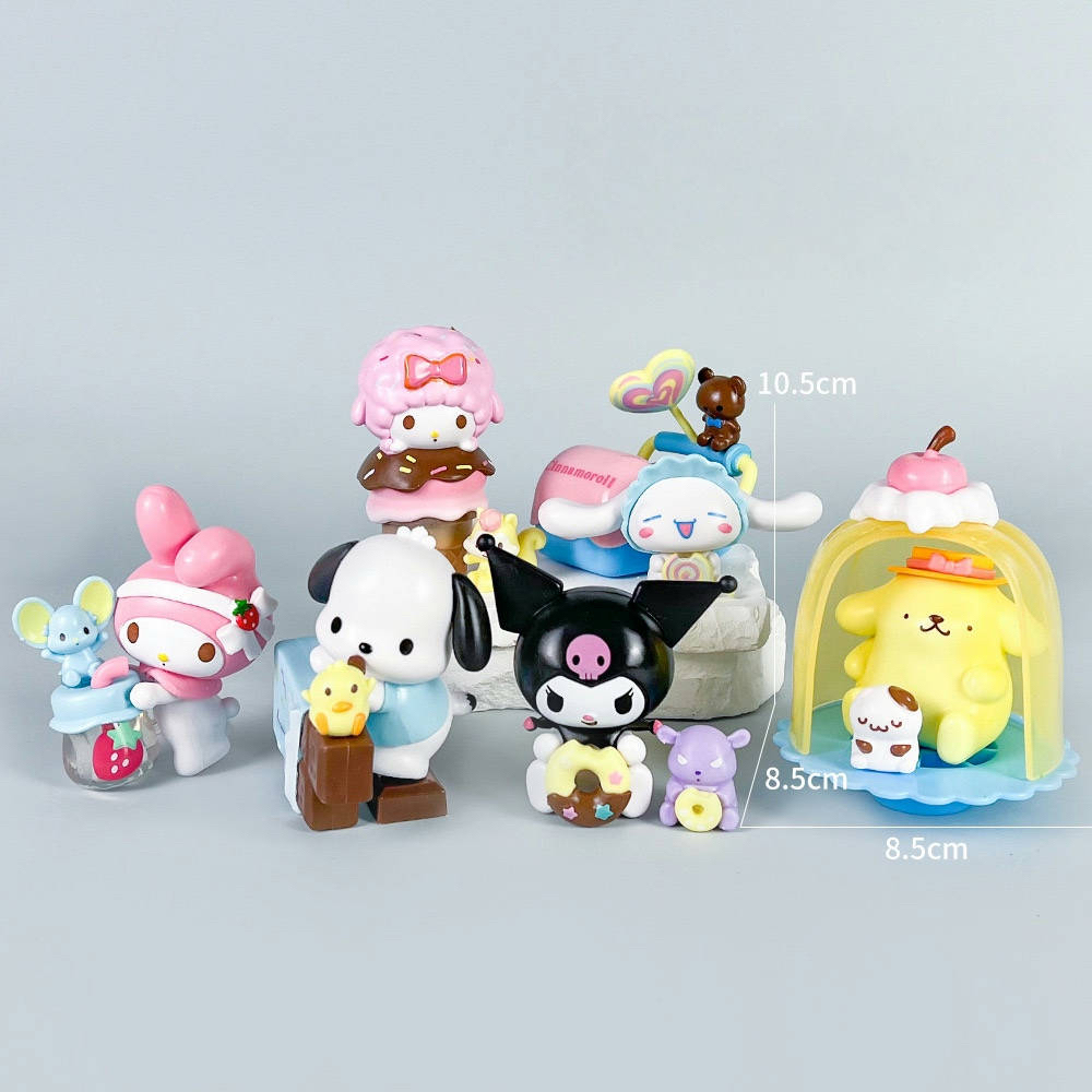 OKK Life Stop(A033)*พร้อมส่งในไทย*โมเดลฟิกเกอร์ sario สุดน่ารักปุ๊กปิ๊ก สำหรับตกแต่งห้อง/โต๊ะทำงาน - รูปที่ 7