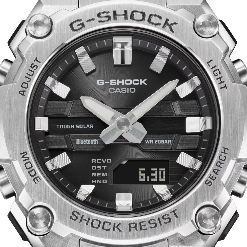 CASIO G-SHOCK GST-B600D-1ADR สายสแตนเลส (บลูทูธ,ทัชโซล่า) ของแท้ ประกันศูนย์ CMG