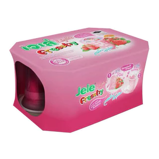 เจเล่ไลท์เฟรชชี่ มี6รสชาติให้เลือก 125 ก. แพ็ค 6 ถ้วยJelly Light Freshy, 6 flavors to choose from, 125 g., pack of 6 cup
