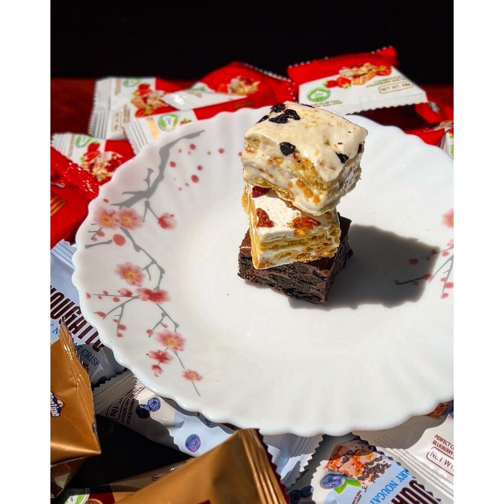 [150 กรัม] NOUGATTO นูกัตโตะ มัคคิอาโต้ มีหลากรสให้เลือก  ตราเนสไลน์ Nezline Nougatto Nougat Crisp ขนม ของกินเล่น - รูปที่ 6