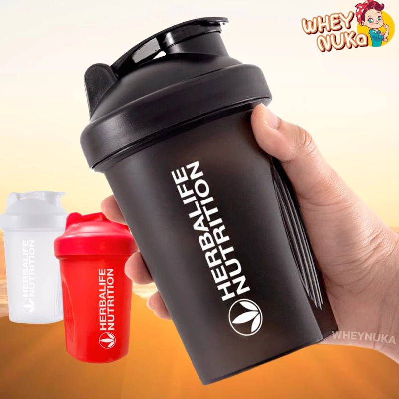 แก้วเชค แก้วชงโปรตีน พร้อมสปริงบอล 400ml แก้วชงเวย์ อาหารเสริม