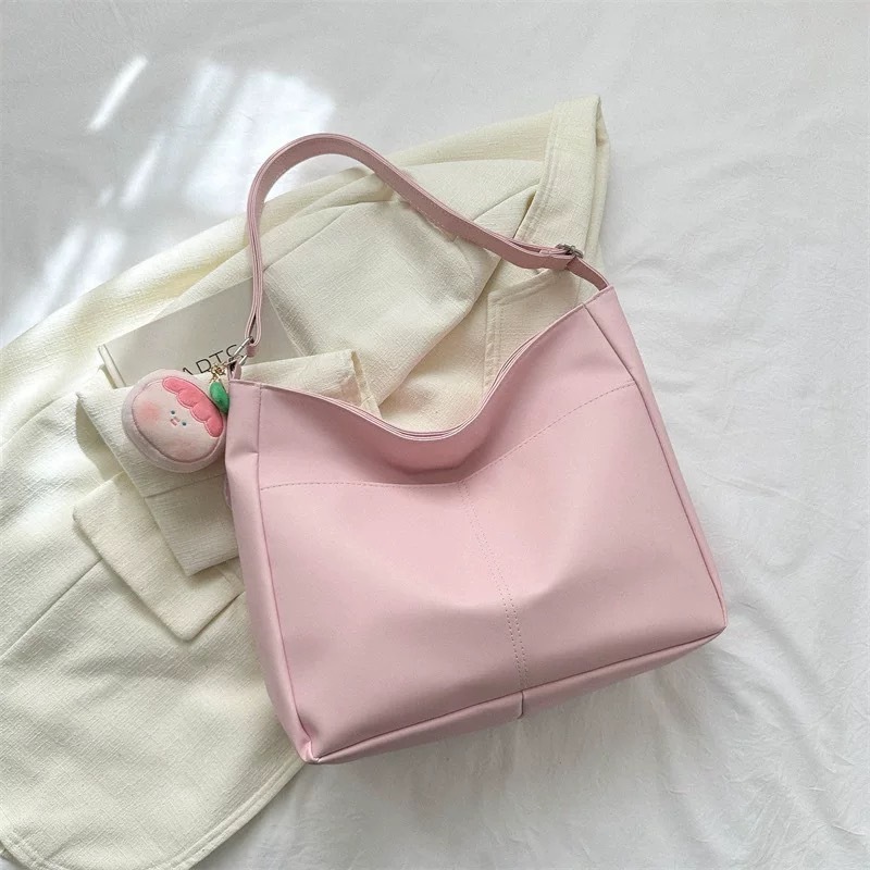Uyongit พร้อมส่งจากไทย กระเป๋าสะพายไหล หนังPU สะพายข้างได้ สีเรียบ จุของได้เยอะ  สไตล์เกาหลี สำหรับคุณผู้หญิง B-849