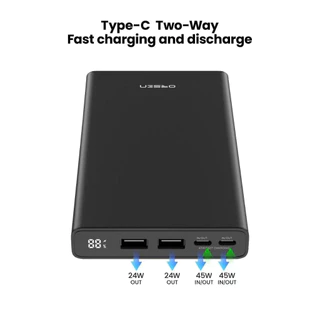 [เก็บโค้ด ลดเพิ่ม] New Orsen by Eloop E29 Ultra 30000mAh เทคโนโลยีชาร์จเร็วขึ้น 45W Max
