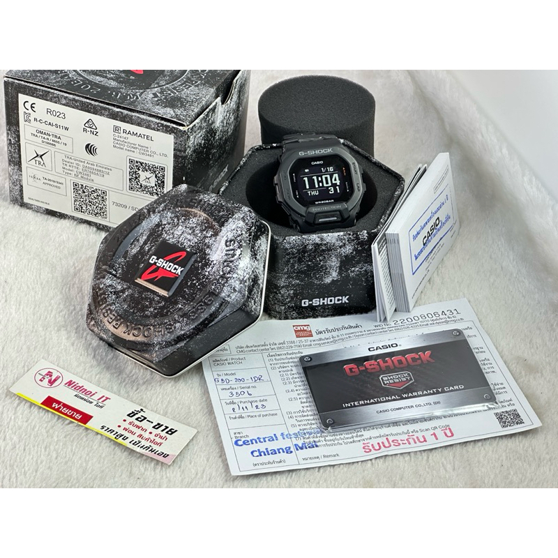 G-SHOCK GBD-200-1DR มือสอง  ของแท้ อดีตศูนย์ CMG (TT0768)