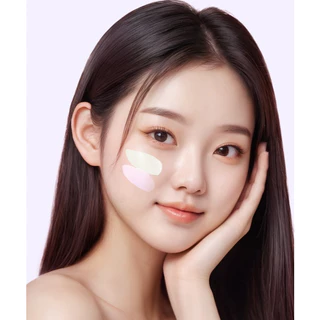หมดอายุ 2028/2029 The Faceshop : Air Cotton Make up Base SPF30 PA++ ขนาด 35 กรัม เบสเขียว เบสม่วง