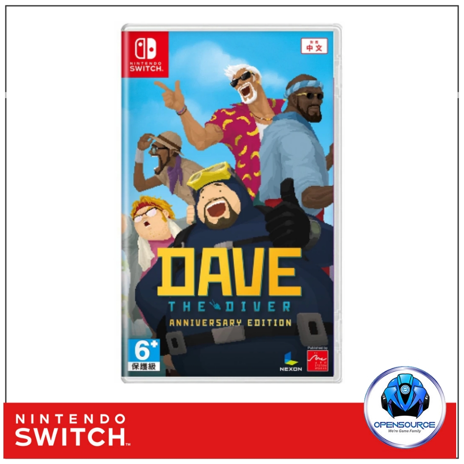 [พร้อมส่ง]Nintendo: DAVE The Diver Anniversary Edition (EN/CH/KR/JP) - Nintendo Switch