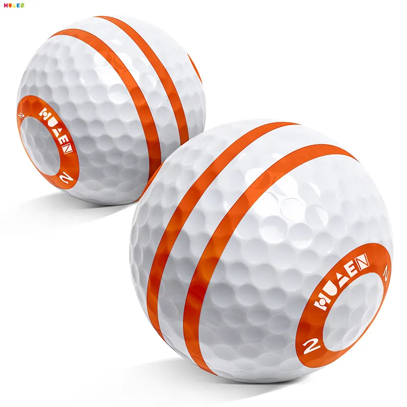 2BH ลูกกอล์ฟ ลูกซ้อมพัตต์ ลูกกอล์ฟซ้อมพัตต์ Golf ball putt มีลายสำหรับตั้งทิศทาง