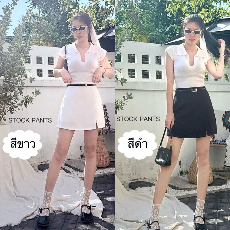 🆕SP10 กระโปรงกางเกงกระโปรงรอบตัว•หน้า+หลัง•มีกางเกงด้านในเนื้อผ้าเดียวกัน•รุ่นผ่าหน้าซีปหลังเอวสูงทรงสวย ✅ขายดีอันดับ1️⃣ รูปที่ 6