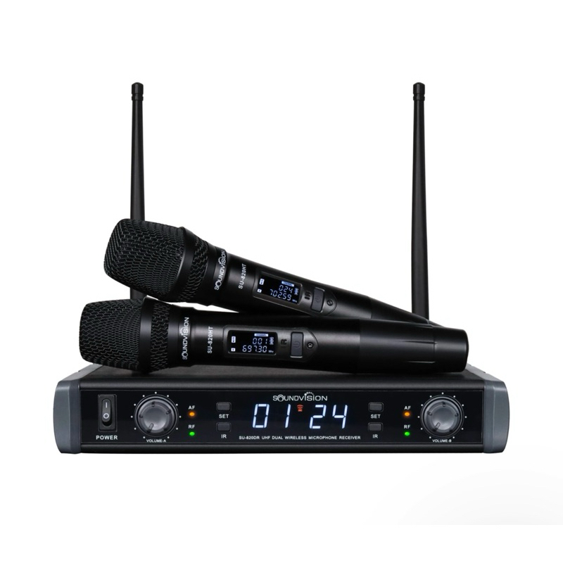 SOUNDVISION SU-820D/HT ไมค์ลอย มือถือคู่ ย่าน UHF
