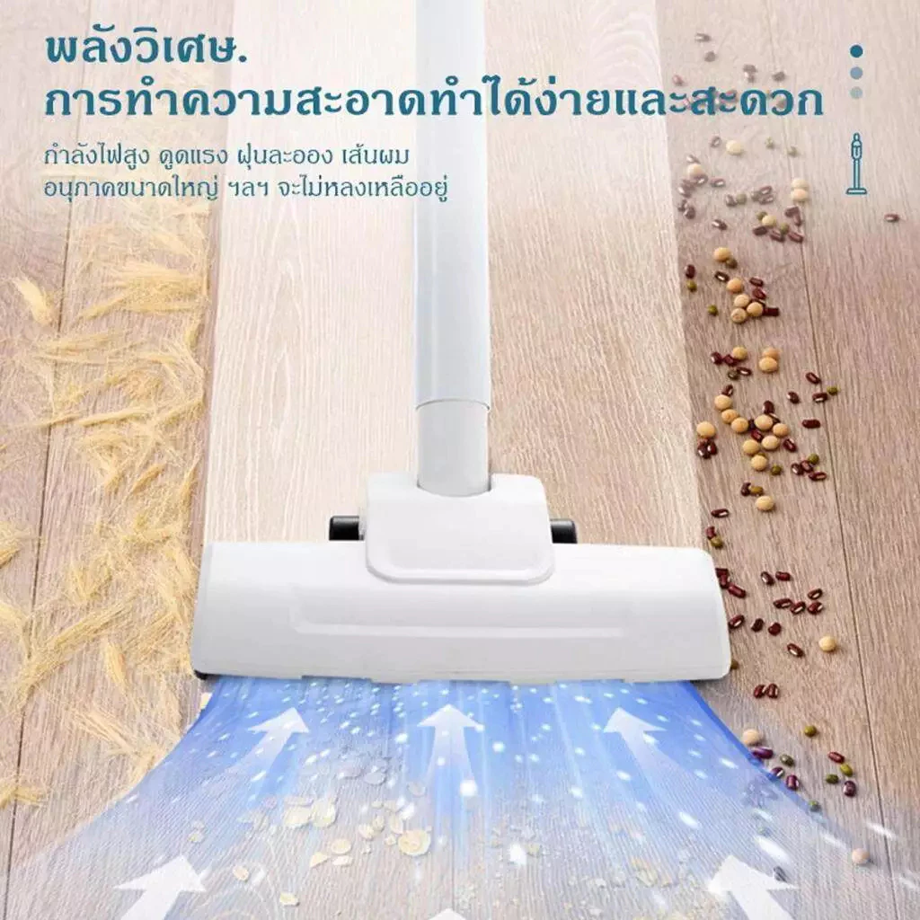 ST6101 เครื่องดูดฝุ่น เครื่องดูดฝุ่นรถยนต์ไร้สายแบตเตอรี่แบบชาร์จไฟได้ 120W ดูดได้ทั้งเปียกและแห้งใช้ในบ้านและรถยนต์ได้ thumbnail 5