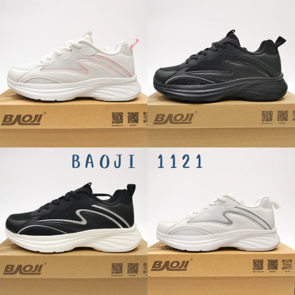 Baoji1121 รองเท้าผ้าใบบาโอจิผู้หญิง รองเท้าผ้าใบแฟชั่น เบามาก รุ่น BJW1121