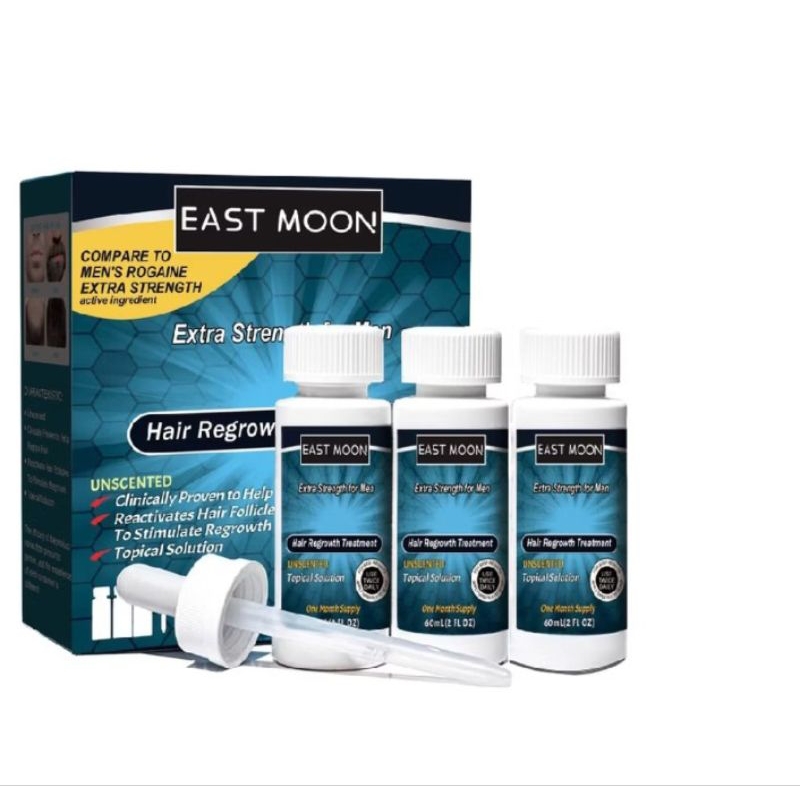 East moon เซรั่มต่อต้านการสูญเสียเส้นผมของผู้ชายใช้งานง่ายรักษาผมยาวร่วง