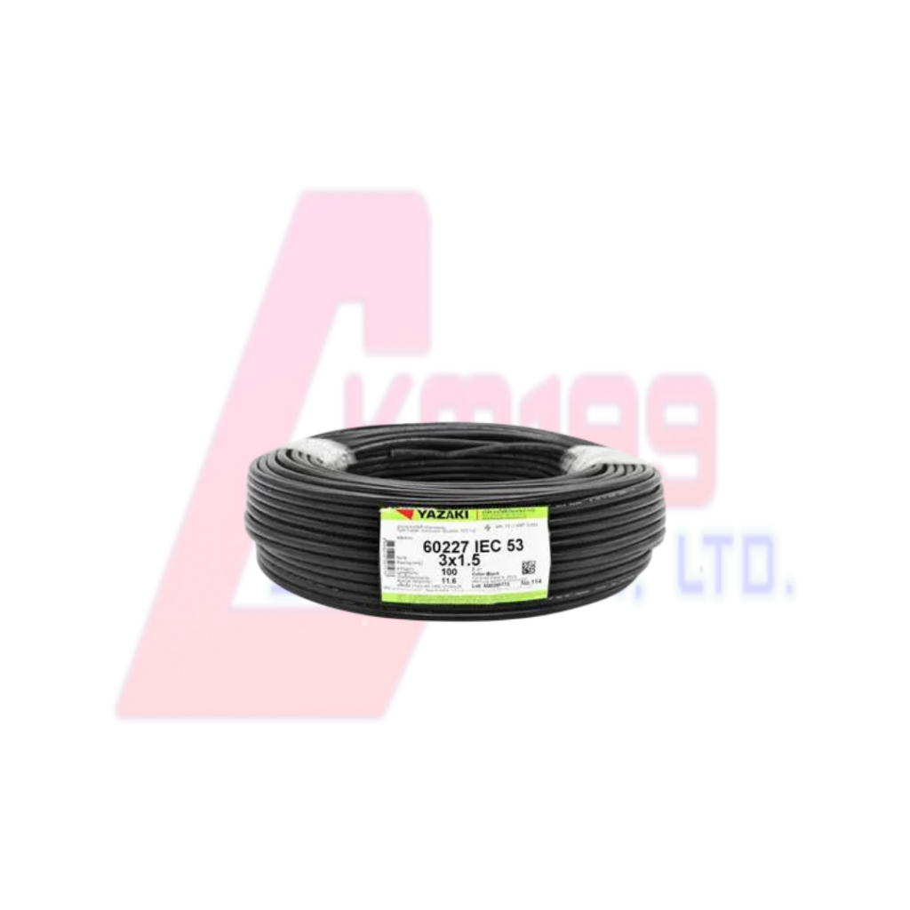 สายไฟ VCT YAZAKI 3 x 1.5 sq.mm.