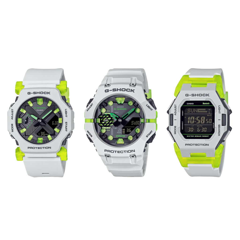 Casio G-Shock  รุ่น GA-2300MW,GA-B001MW,GD-B500MW(GA-2300MW-8A,GA-B001MW-8A,GD-B500MW-8)