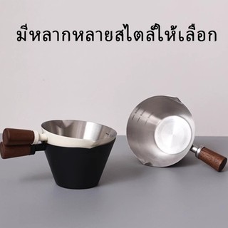 การจัดส่งในพื้นที่｜ Espresso cup ถ้วยตวง ขนาด 100ml stainless steel