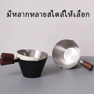 การจัดส่งในพื้นที่｜ Espresso cup ถ้วยตวง ขนาด 100ml stainless steel
