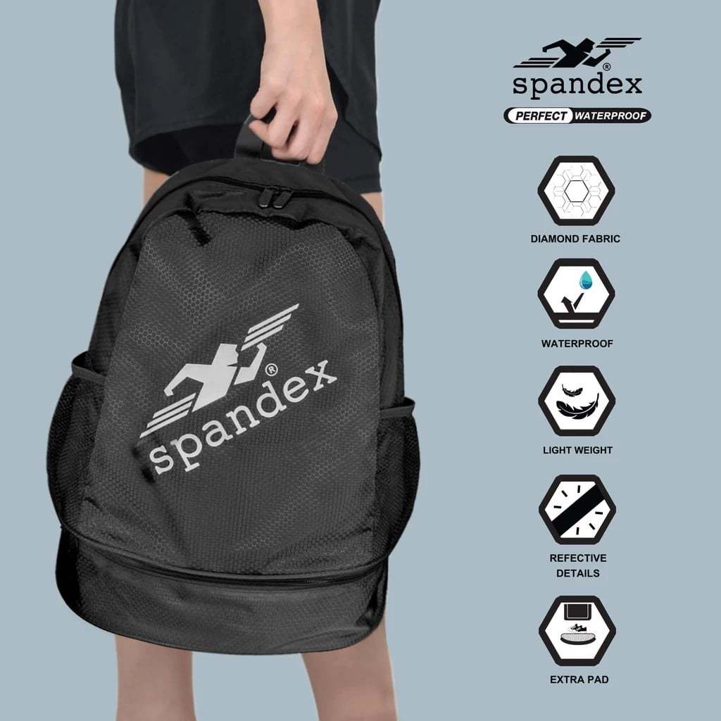 กระเป๋าเป้กีฬากันน้ำ+ช่องใส่รองเท้า Waterproof series (Spandex BG004 )