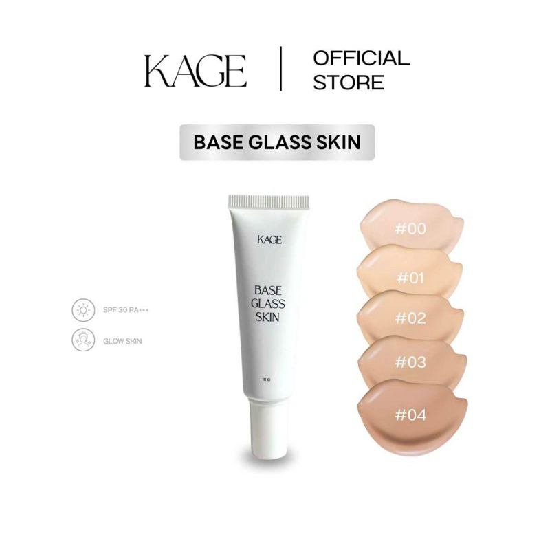 (ใช้โค้ดเหลือ 189.- ) เบสกระจก Kage base glass skin/เบสกระจกทาแล้วให้ความเป็นผิว ฟินิชผิวโกลว์