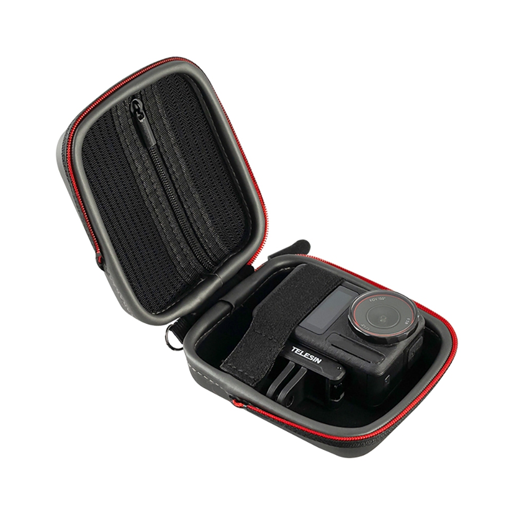 Telesin EVA Mini Storage Case กระเป๋ามินิ For Insta360 Ace Pro 2, DJI Action 5 Pro/4/3 and GoPro Cameras
