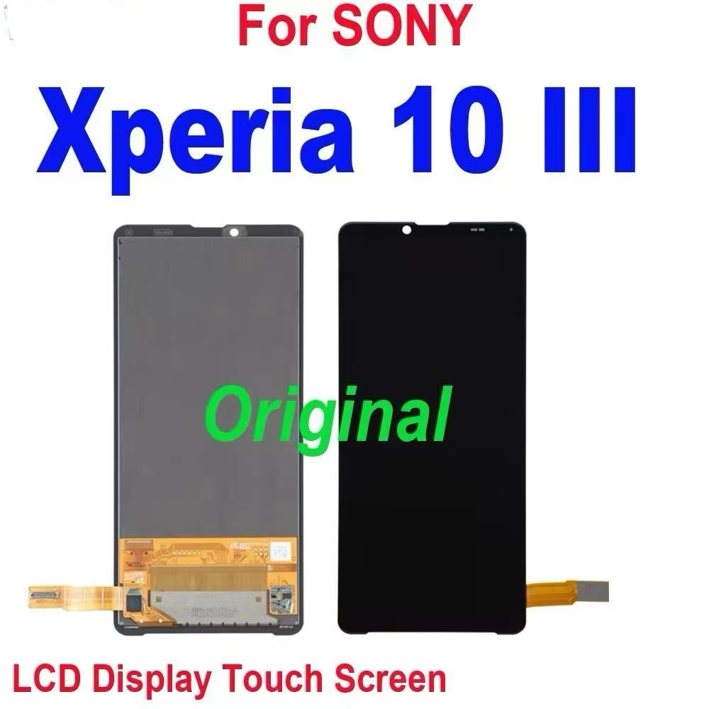 หน้าจอสัมผัส Sony Xperia 10 III ขนาด 6.0 นิ้วสำหรับ Sony Xperia 10 III LCD SO-52B SOG04 XQ-BT52 A102