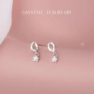 OUTLETS ล้างสต็อกจากโรงงานตรง ต่างหู Star Zircon Earrings ตุ้มหูเงิน ต่างหูผู้หญิง Valentine ของขวัญ