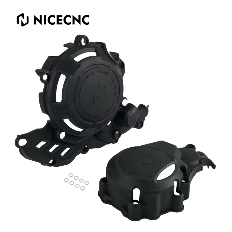 NiceCNC ชุดฝาครอบเครื่องยนต์ คลัตช์ และจุดระเบิด สำหรับ รถ 4 จังหวะ KTM 250 350 EXC-F EXCF 2017-2020 2021 2022
