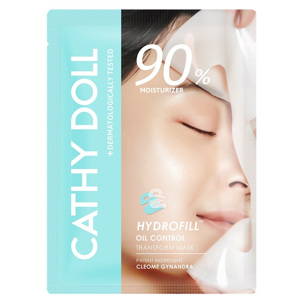 [1แถม1] Cathy Doll ไฮโดรฟิลล์ทรานส์ฟอร์มมาสก์ไนน์ตี้เปอร์เซ็นต์มอยส์เจอไรเซอร์ 33g เคที่ดอลล์